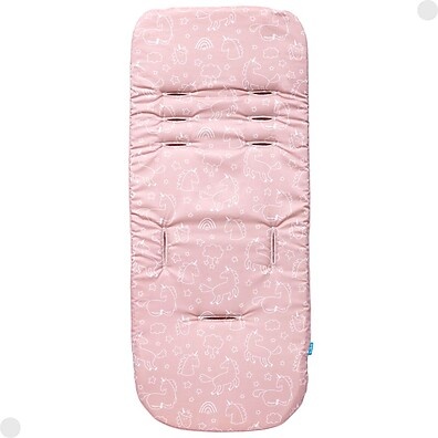Almofada Carrinho Buba Unicórnio Rosa – Conforto e Estilo para o Bebê
