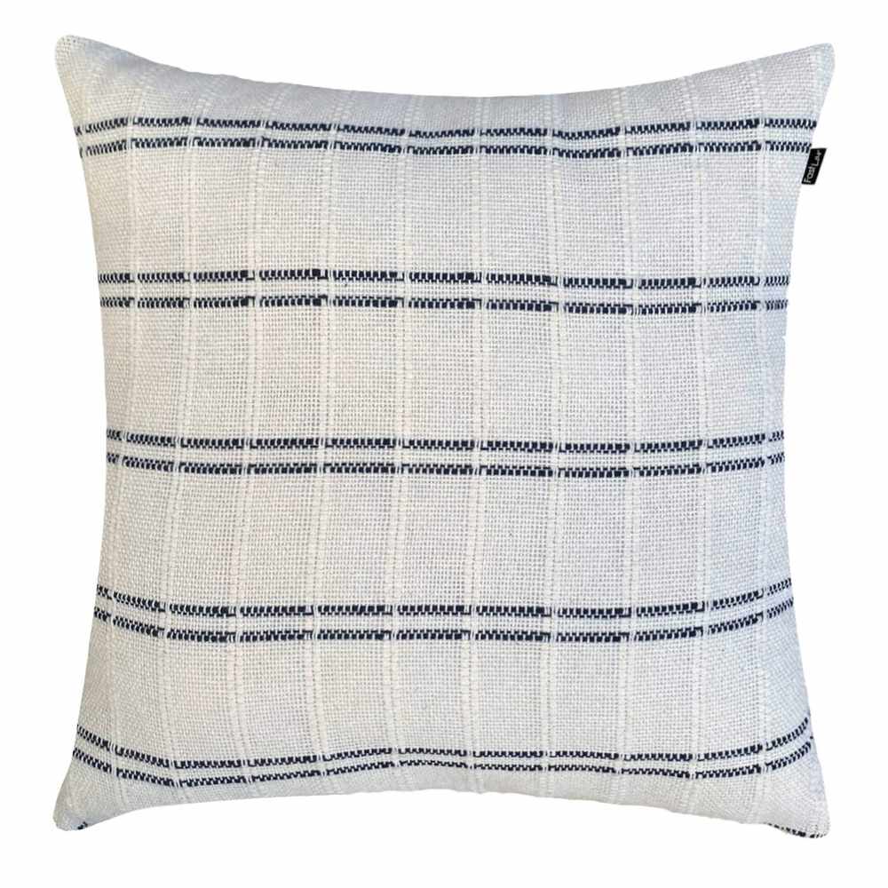 Almofada Italiana Listras Algodão 40x40cm – Conforto e Elegância