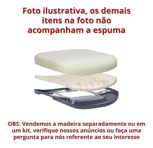 Espuma Injetada para Assento de Cadeira Executiva - Conforto Premium e Alta Durabilidade