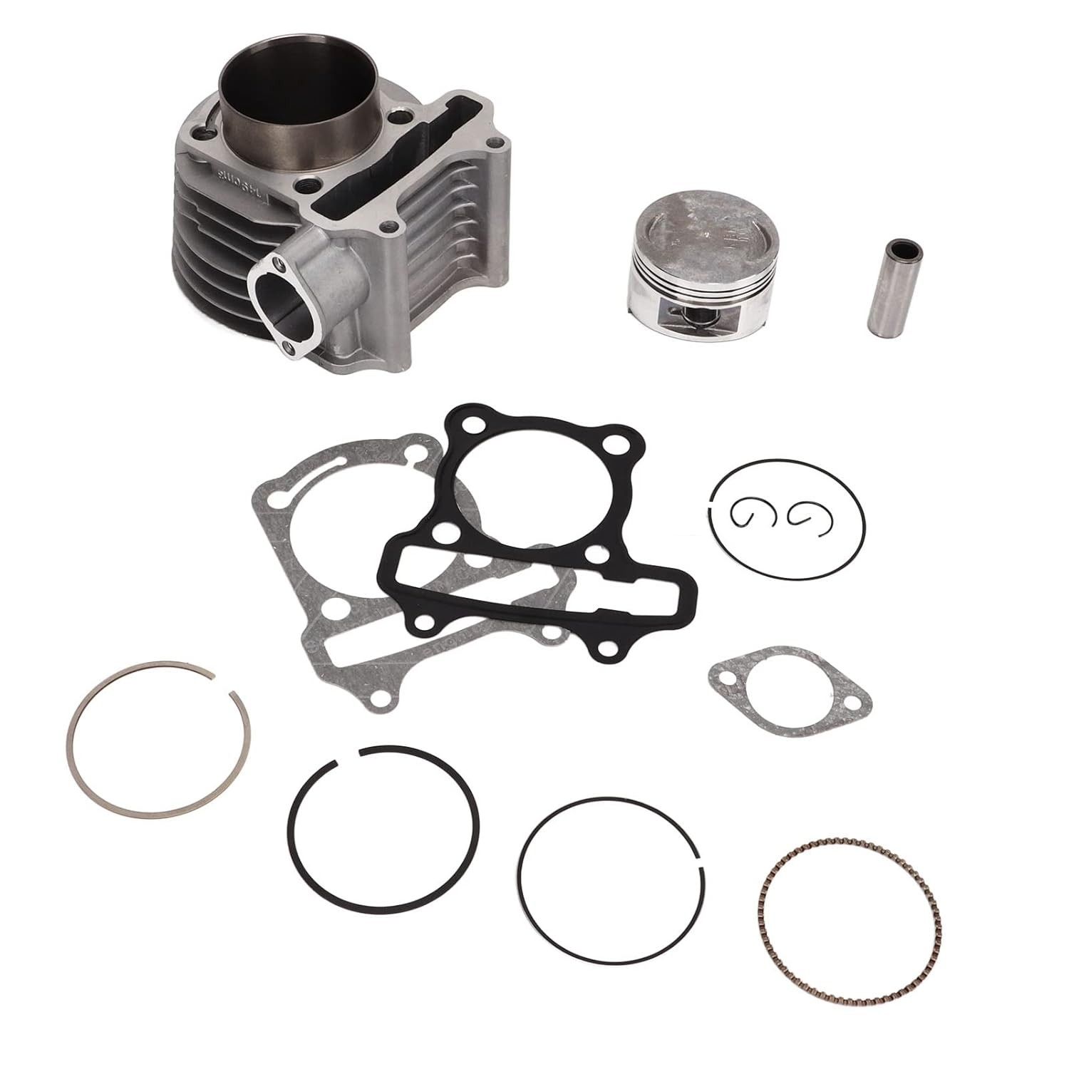 Kit Cabeçote Cilindro Scooter GY6 Alto Desempenho - Reconstrução Completa em Liga de Alumínio