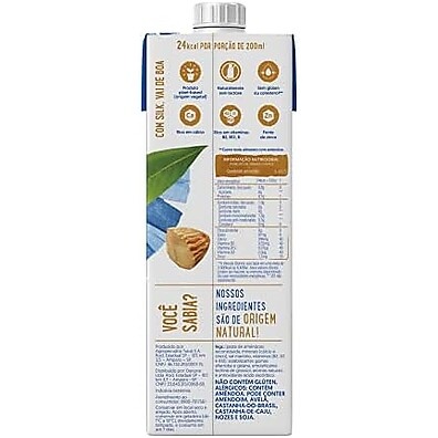 Silk Amêndoa Zero Açúcar: Leveza e Sabor 1L