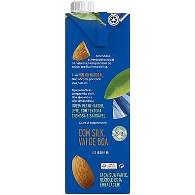 Silk Amêndoa: Leite Vegetal Leve e Saboroso 1L