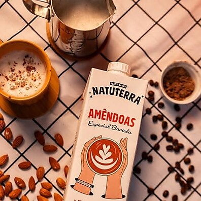 Amêndoas Natuterra Barista 1L: Cremosa e Sem Açúcar