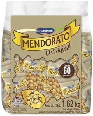 Amendoim Japonês Mendorato Fardinho 60undx27g - Santa Helena