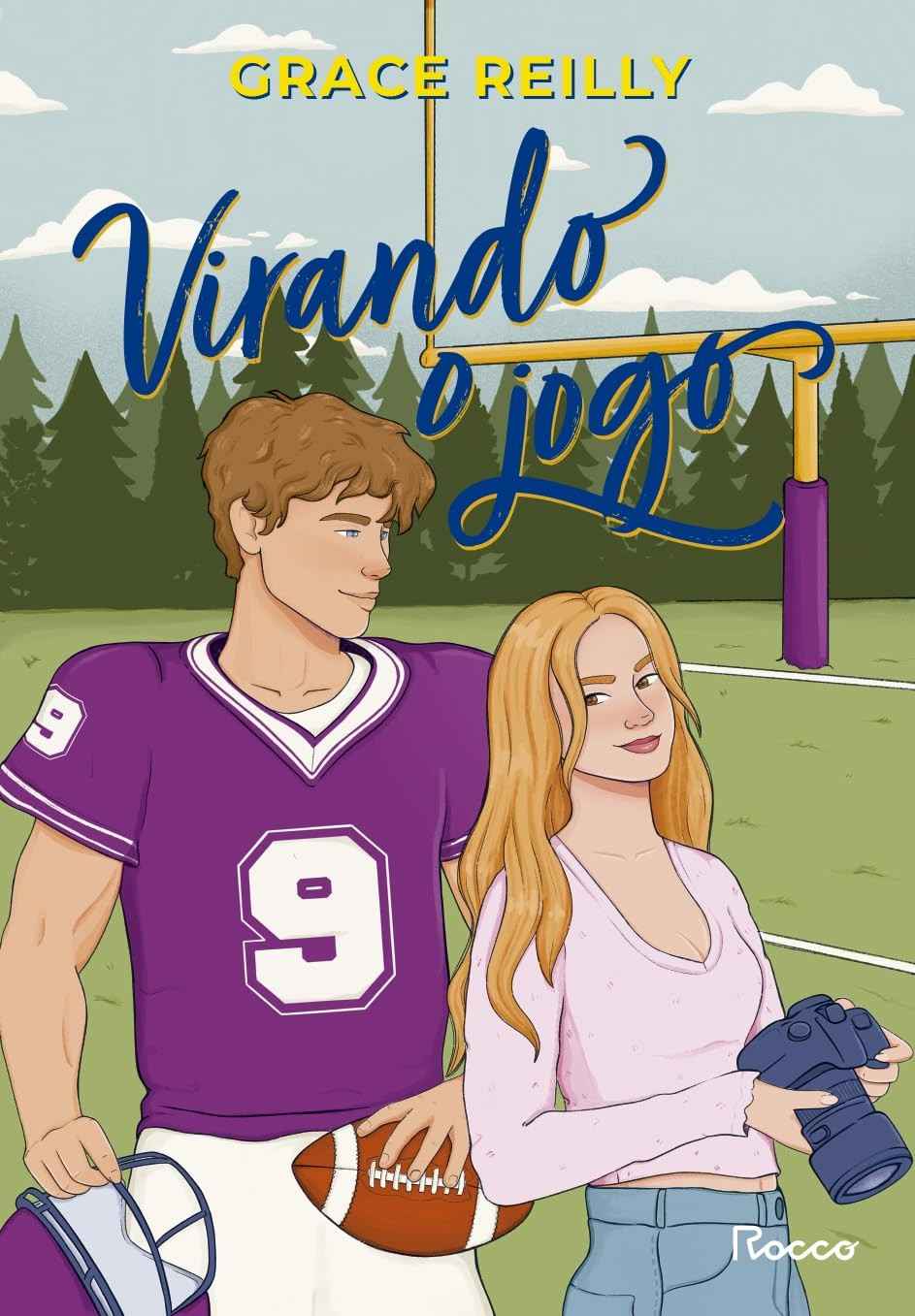 Virando o Jogo: Romance Universitário com Futebol Americano e Tensão