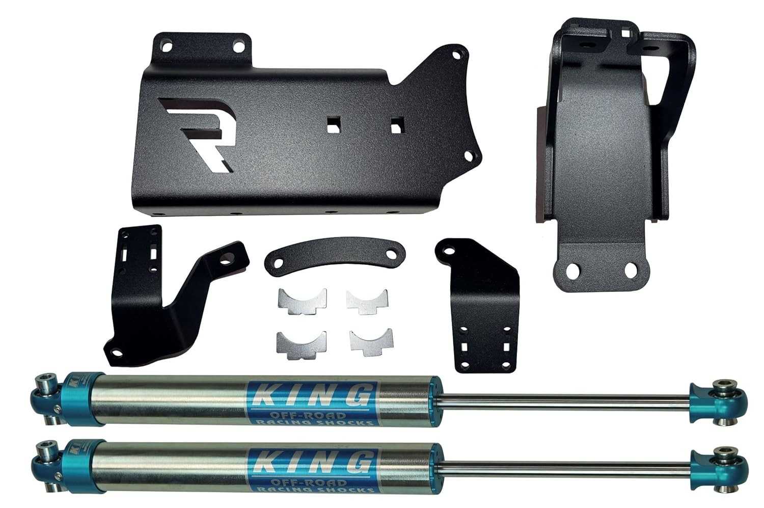 Kit Estabilizador Direção SUPERLIFT para RAM 2500/3500 4WD (2014-2025) c/ Amortecedor King 2.0