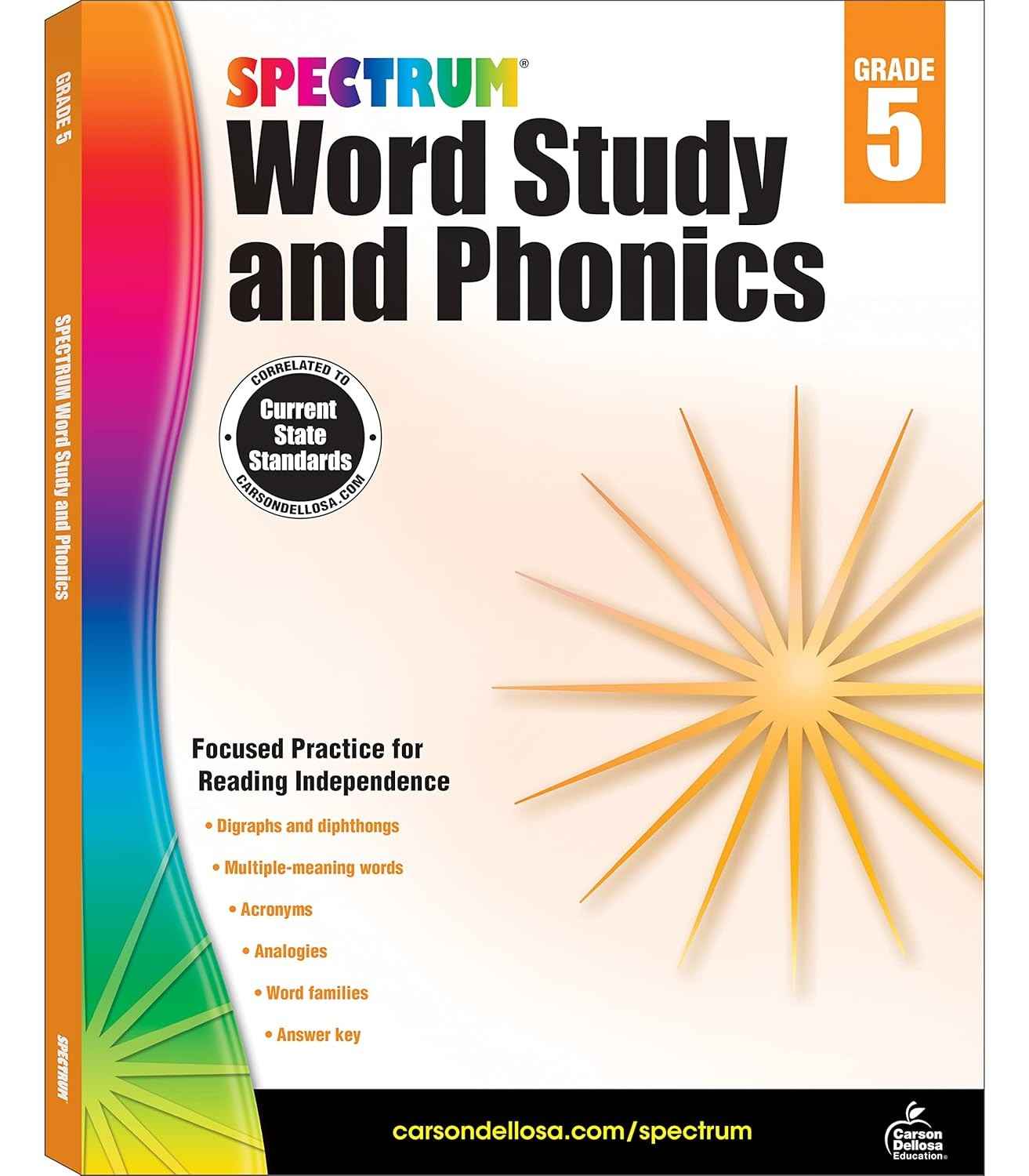 Spectrum Word Study and Phonics - 5º Ano: Desenvolva Habilidades Essenciais de Leitura