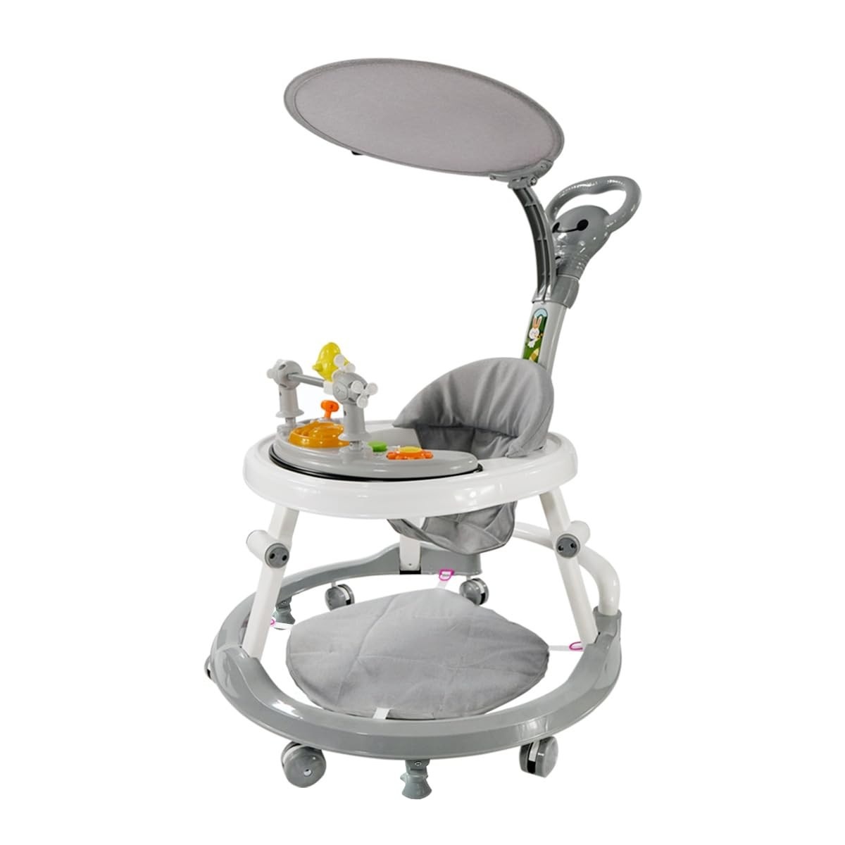 Andador Bebê Musical Premium com Luz e Brinquedos Sensoriais - Estimula Aprendizado e Coordenação
