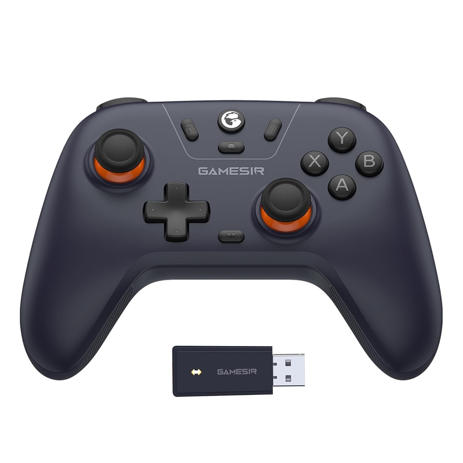 Controle GameSir Nova Lite 2.4G/Bluetooth: Jogue PC, iPhone, Android, Switch e Steam Deck com Gatilhos Hall e Turbo (Roxo Escuro)