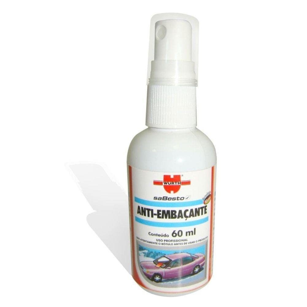 Anti Embaçante de Vidros Wurth 60ml: Visibilidade Clara e Segurança Máxima