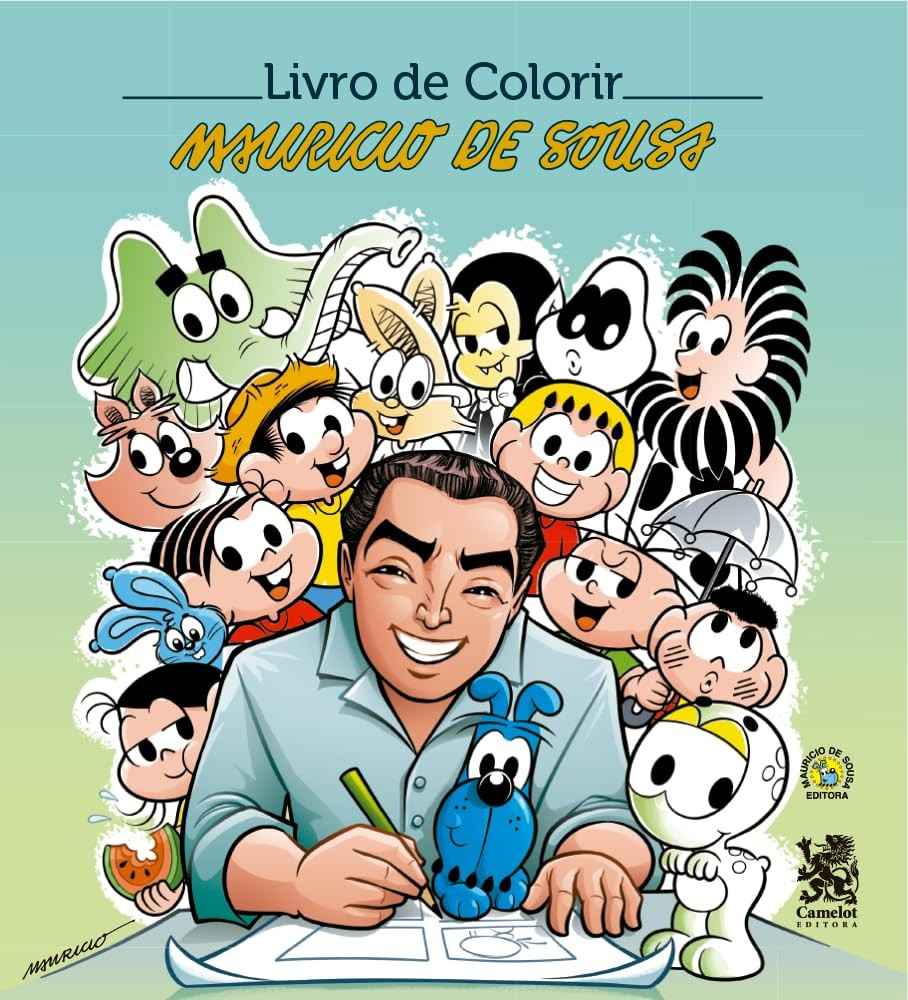 Livro de Colorir Mauricio de Sousa: Dê Vida aos Seus Personagens Favoritos!