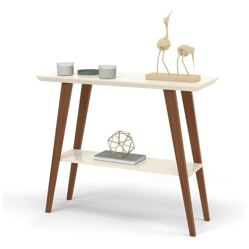 Aparador Davi Off White e Amadeirado - Design Moderno e Sofisticado para Ambientes Elegantes