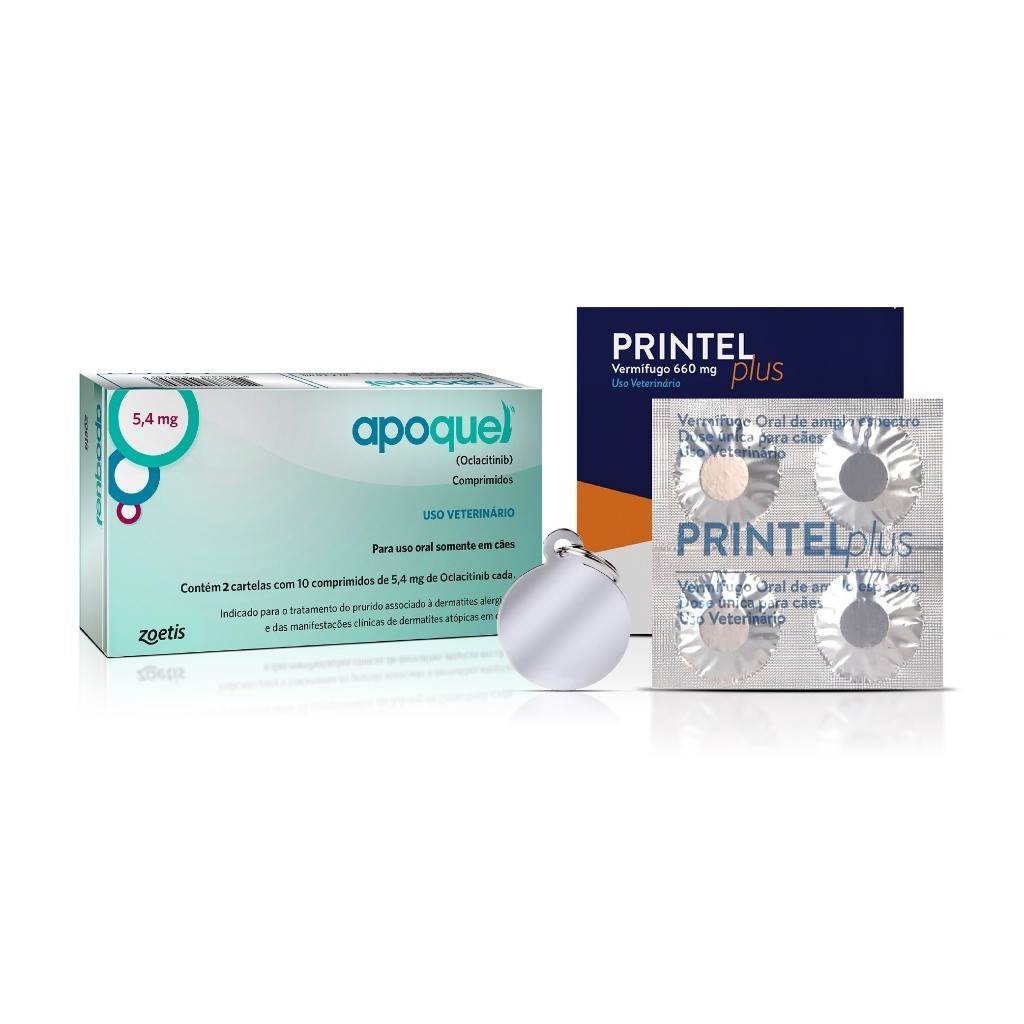 Apoquel + Printel Plus: Alívio e Proteção para seu Cão