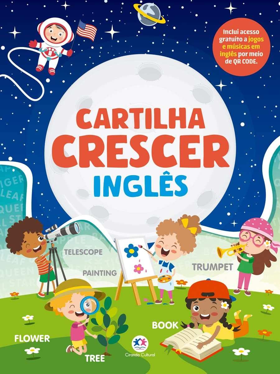 Cartilha Crescer - Inglês para Ensino Fundamental I: BNCC e Aprendizado Divertido
