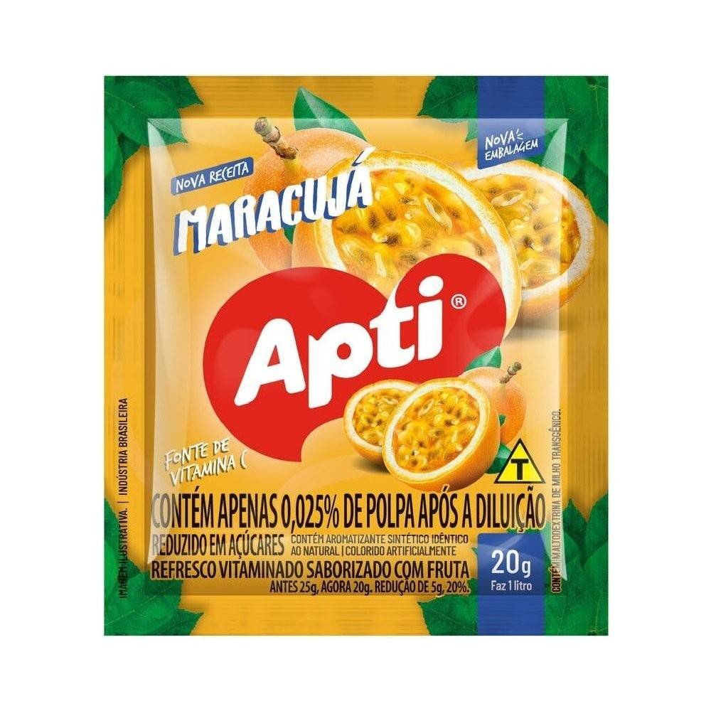 Apti Maracujá: Refresco em Pó Vitaminado e Saboroso!
