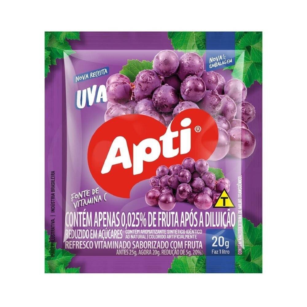 Apti Uva: Refresco em Pó Vitaminado e Saboroso!
