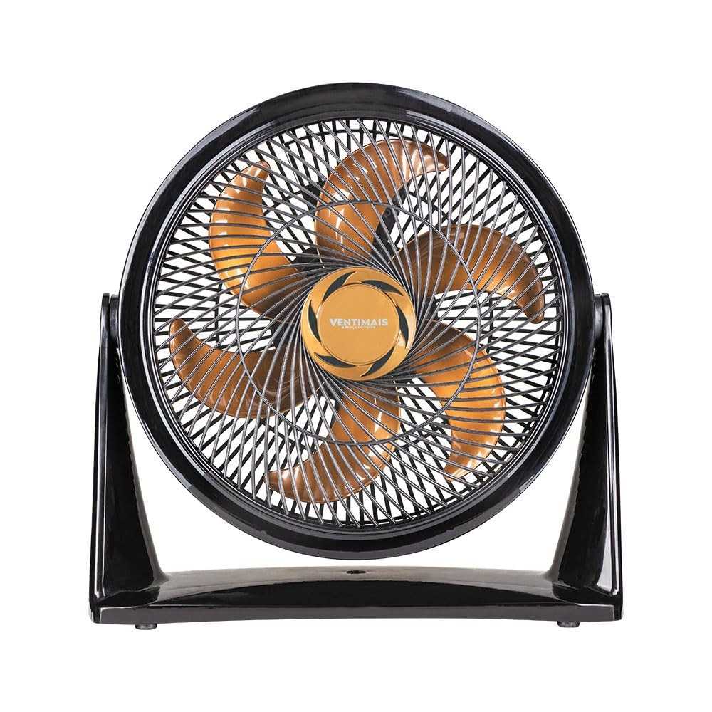 Circulador de Ar 35cm Preto/Bronze 127V Ventimais - Potente e Silencioso