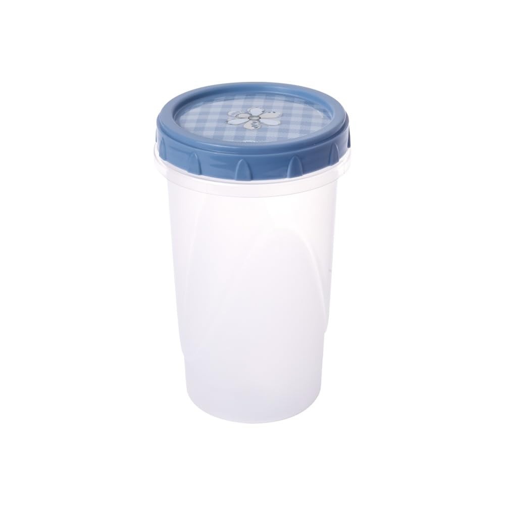 Pote Redondo Plasútil 550ml - Seguro, Estiloso e Versátil para Armazenamento