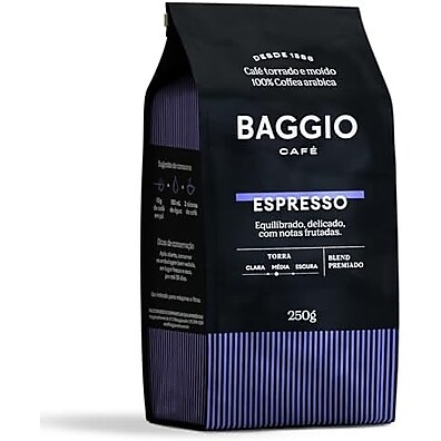Baggio Café Espresso: Intensidade e Aroma 250g