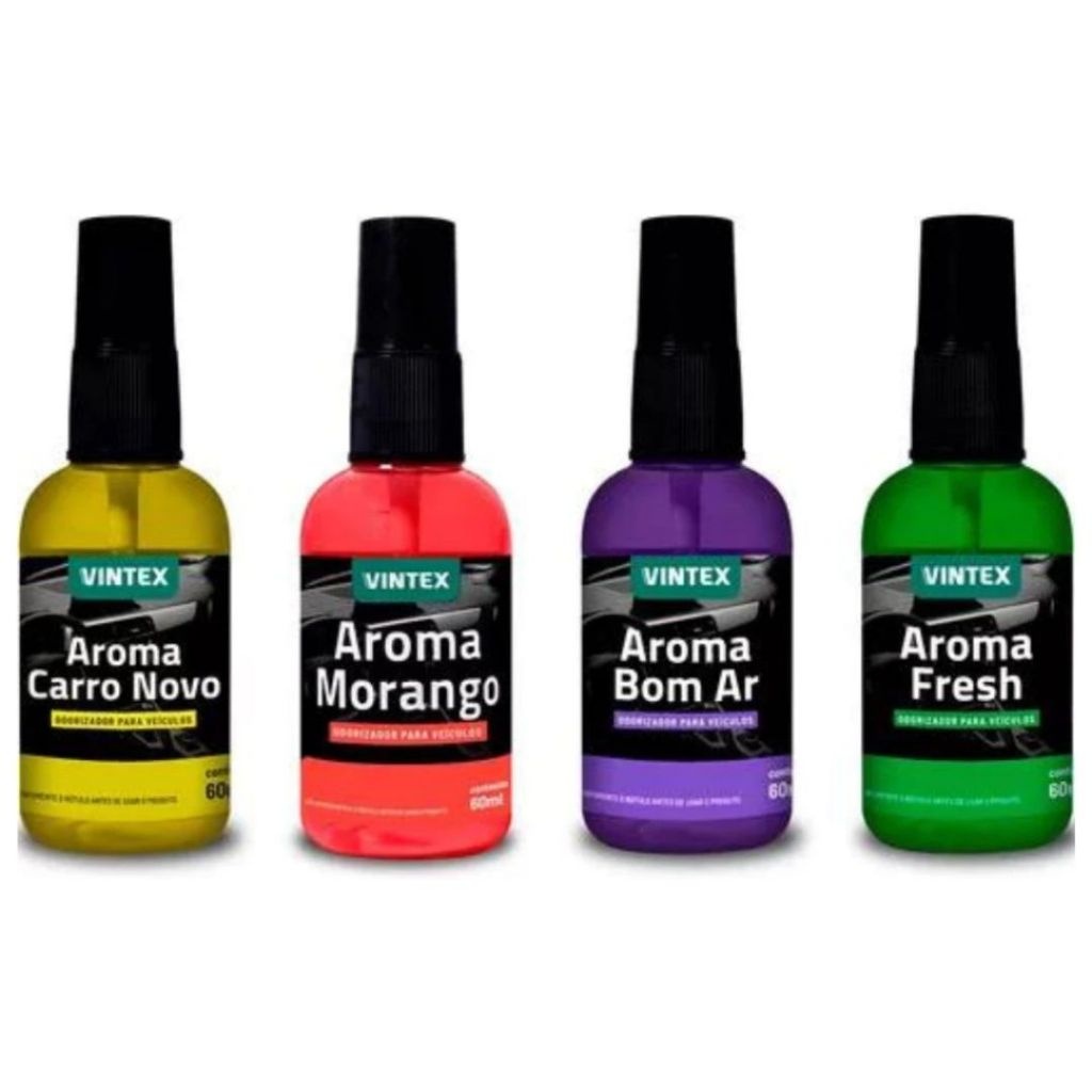 Aromatizante Vintex 60ml: Cheiro de Novo e Longa Duração!