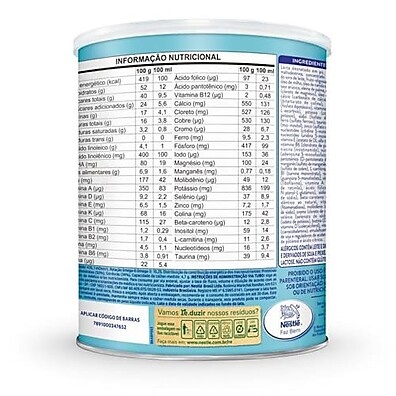 Ascenda Sem Sabor 800G: Energia e Nutrição Infantil