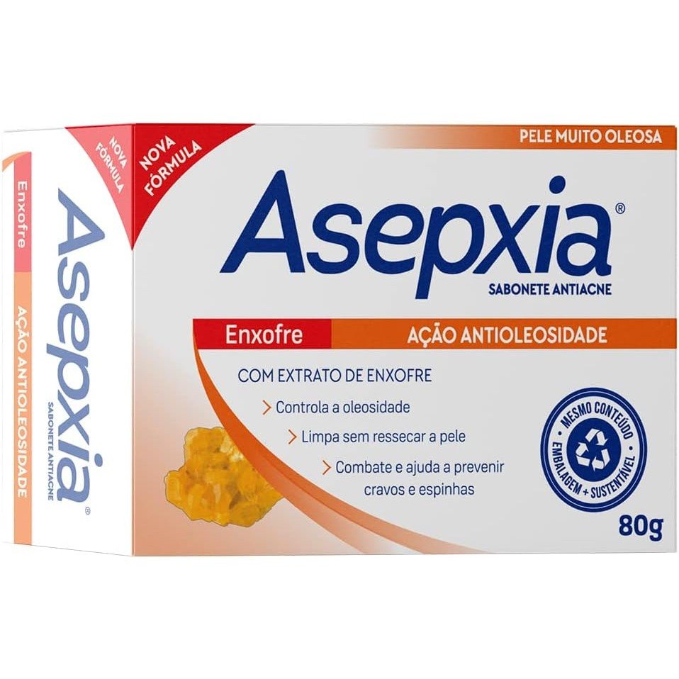 Asepxia Enxofre: Pele Livre de Oleosidade e Cravos!