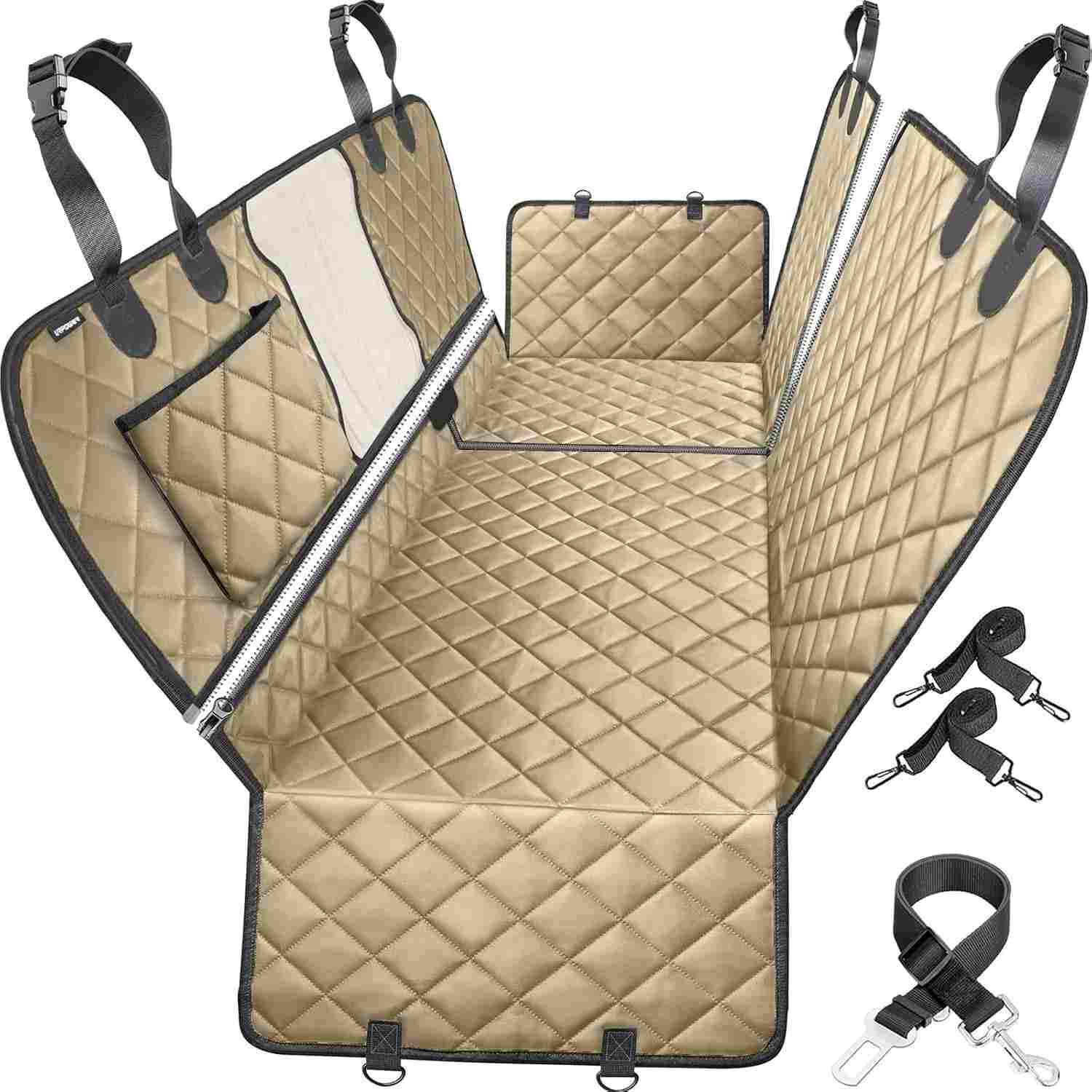 URPOWER Capa de Assento para Cães 6 em 1: Proteção Impermeável e Conforto para Seu Pet