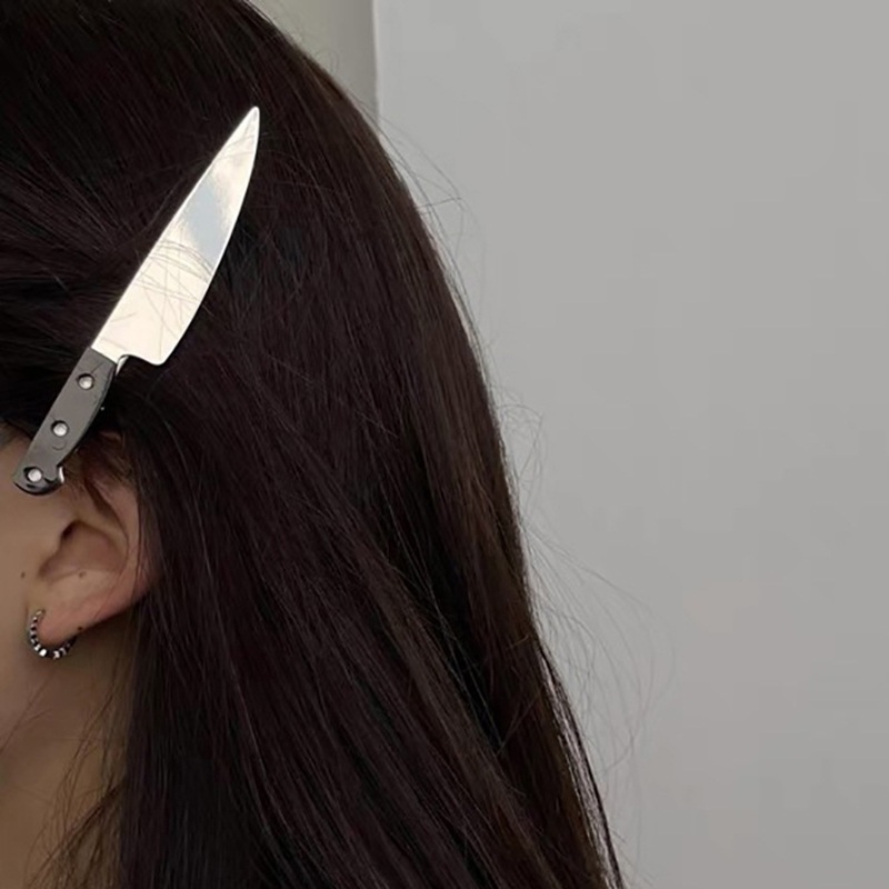 Grampo de Cabelo Faca Halloween: Diversão Assustadora!