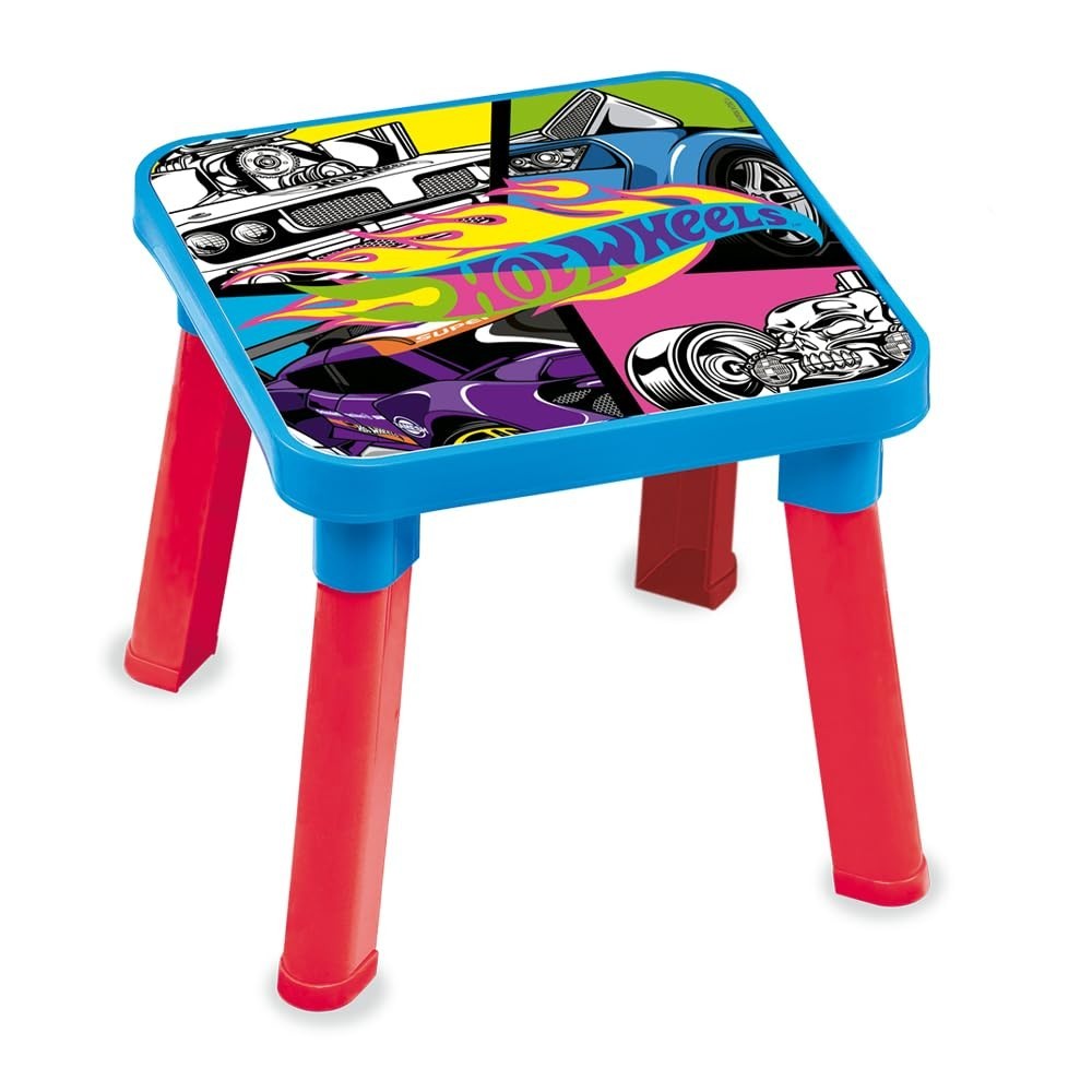 Hot Wheels Mesa de Atividades com Cadeira Infantil - Estimule a Criatividade com Estilo