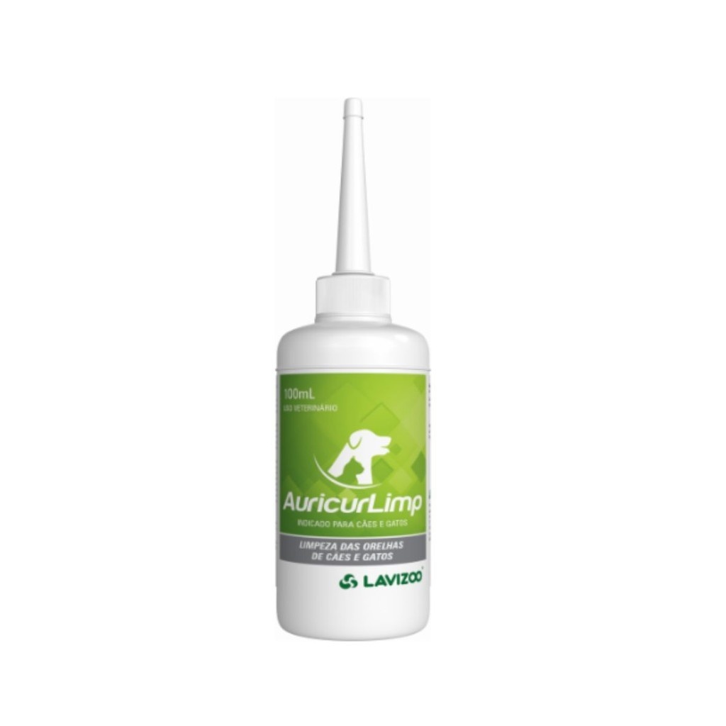 Auricur Limp: Limpeza Segura para Orelhas de Cães e Gatos