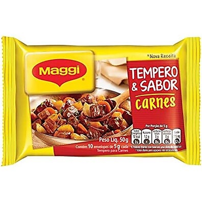 Maggi Tempero Carnes 50g: Sabor Autêntico