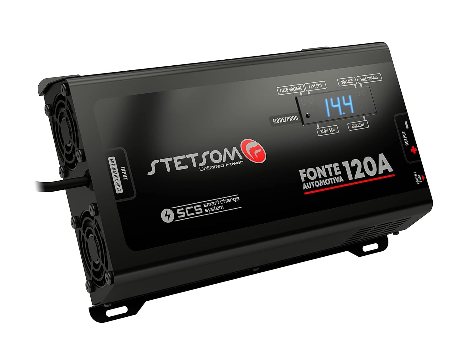 Fonte Carregador Digital Automotiva Stetsom 120A Bivolt 20561-0: Potência e Cuidado para sua Bateria