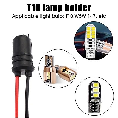 Soquete T10 LED: Extensão para Lâmpadas Automotivas