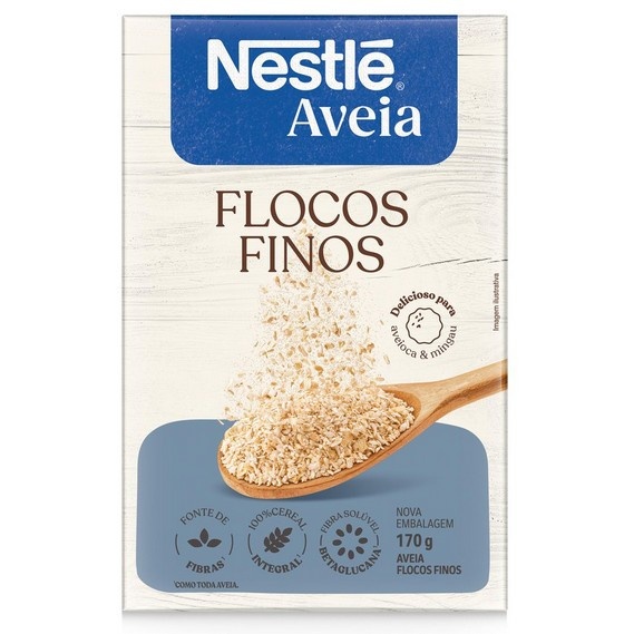 Aveia Fina Integral Nestlé: Nutrição e Sabor!