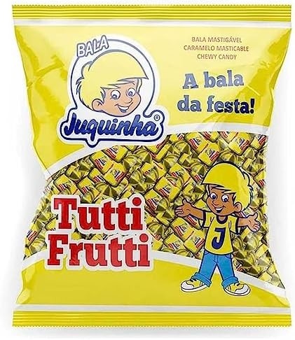 Bala Mastigável Juquinha Tutti Frutti 500g - Florestal