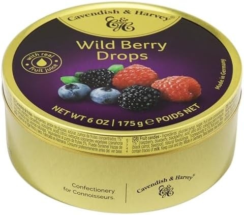 Cavendish & Harvey, Bala de Frutas Silvestres, Lata 175g