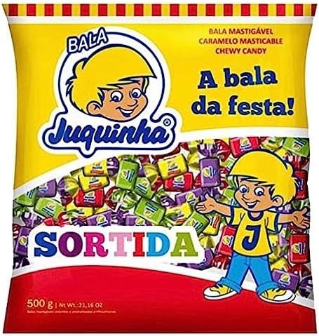 Bala Mastigável Juquinha Sortida 500g - Florestal