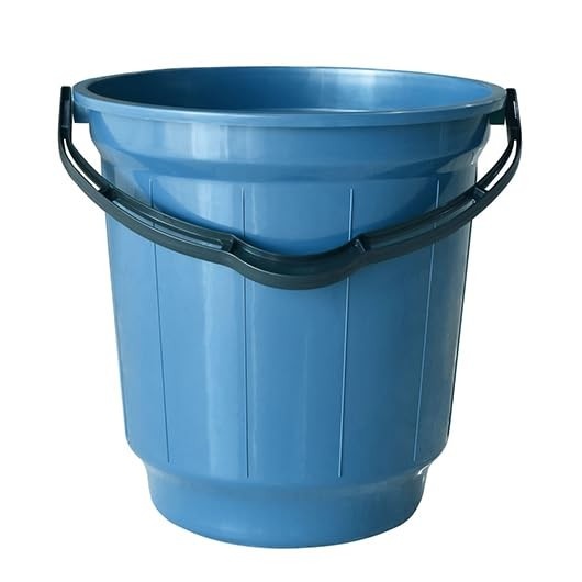 Balde Plástico Reforçado 20L com Alça - Resistente e Multiuso para Limpeza e Obras