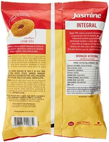 Jasmine Rosquinhas Maça e Banana Integral 120g