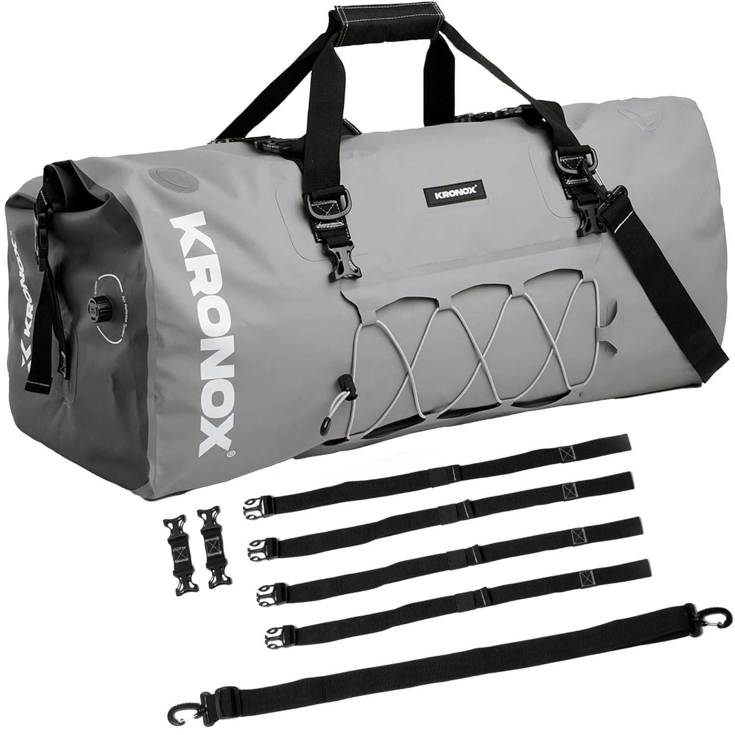 Bolsa Esportiva Impermeável KRONOX para Moto: Segurança e Estilo no Banco Traseiro
