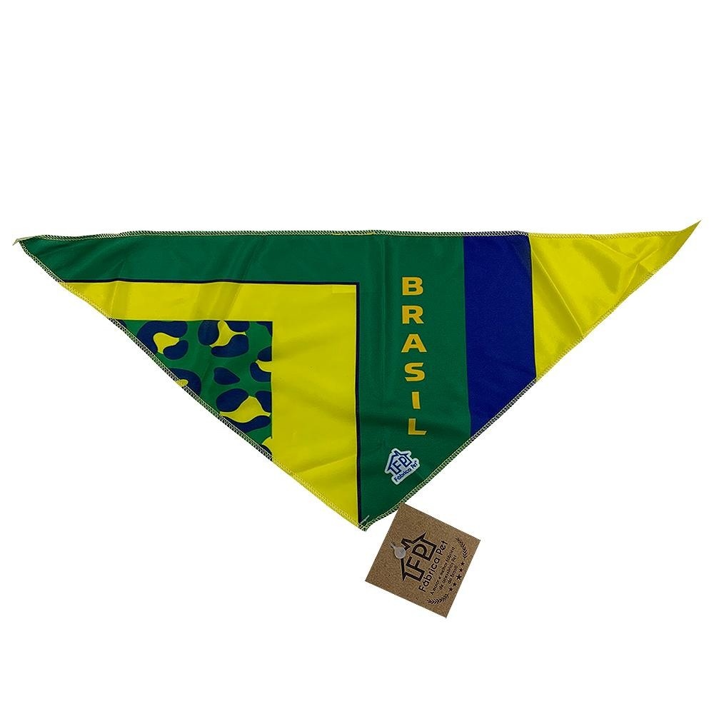 Bandana Copa Brasil Pet: Estilo e Torcida!
