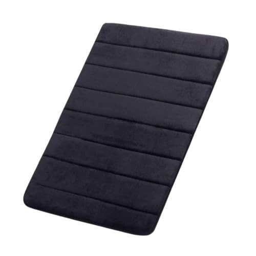 Tapete Antiderrapante Soft Premium – Ultra Macio, Absorvente e Lavável para Banheiro e Lavabo (Preto)
