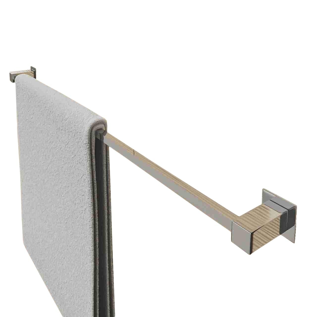 Toalheiro de Inox 60cm para Banheiro e Lavabo | Modelo Q-T60