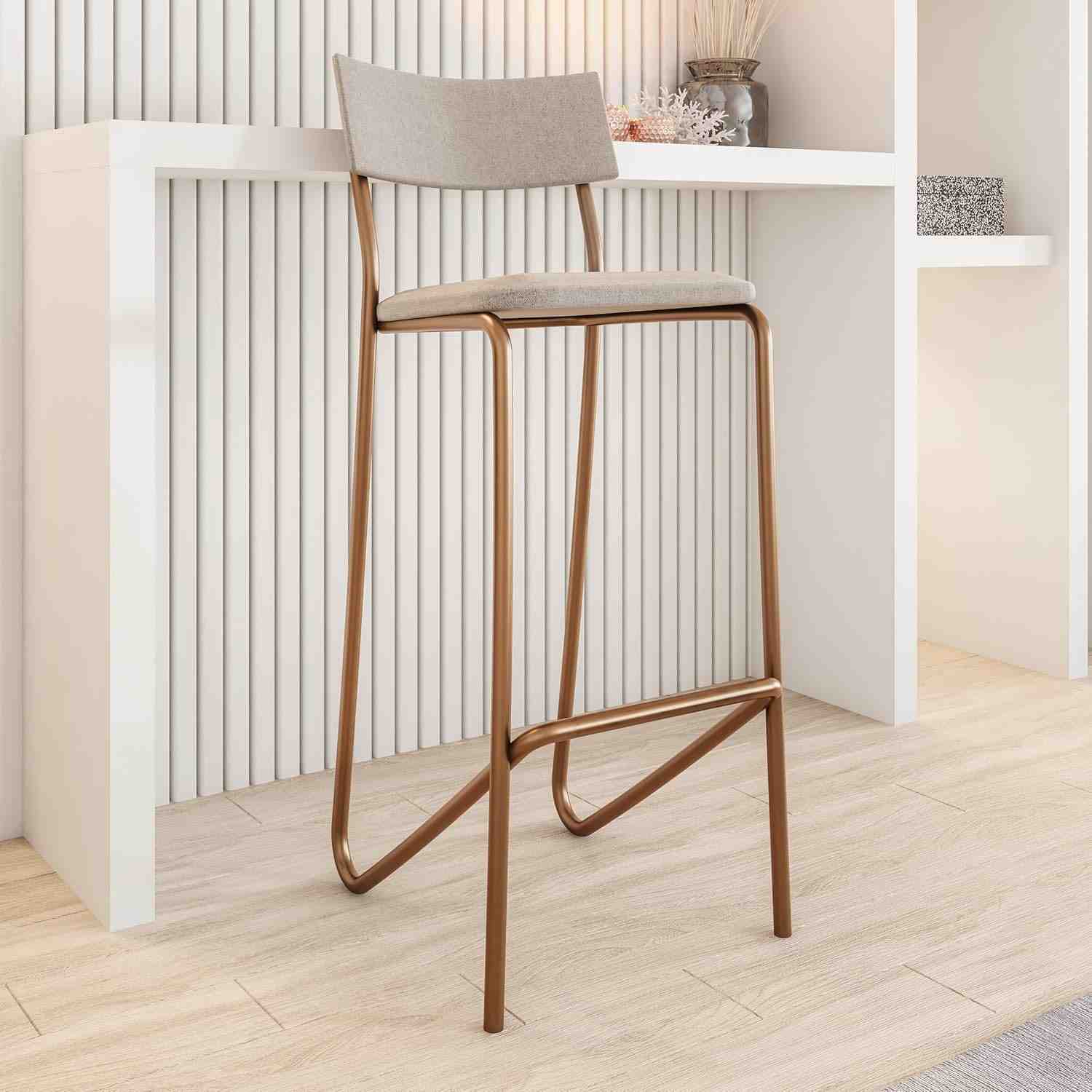Banqueta Alta Moderna para Cozinha e Balcão - Design Confortável e Resistente