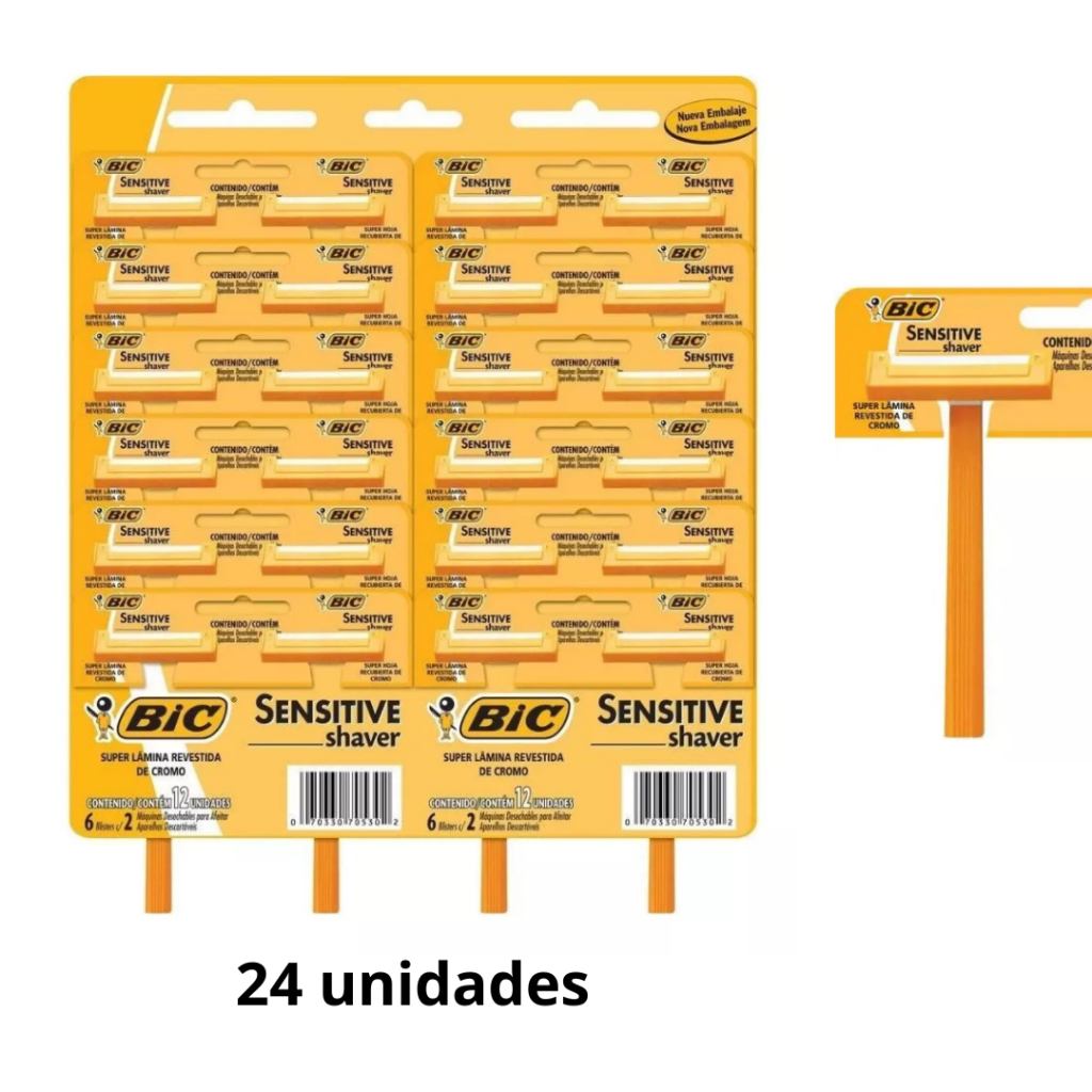 Barbeador BIC Sensitive Shaver: Corte Preciso e Seguro para Todos os Tipos de Pele