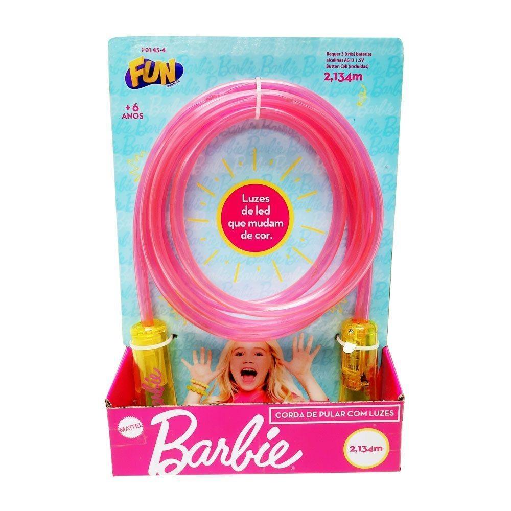 Barbie Corda de Pular com Luzes: Diversão Ativa!
