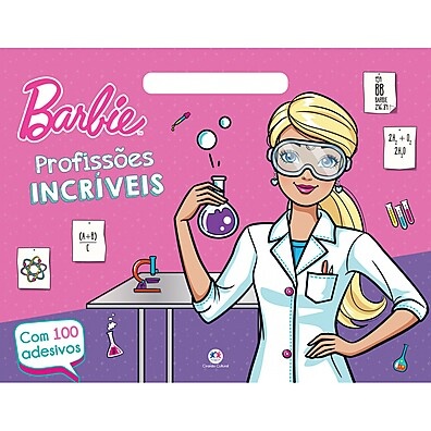 Barbie Profissões Incríveis: Descubra e Pinte!
