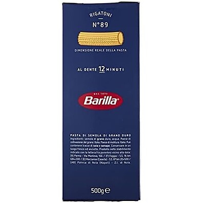 Rigatoni Barilla Grano Duro: Massa Italiana Perfeita 500g