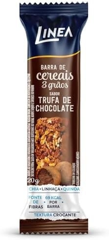 Barra de Cereais Trufa de Chocolate Linea 20g (Sem Adição de Açúcar)
