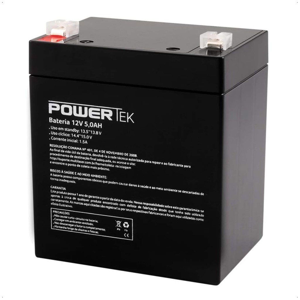 Bateria 12V 5AH: Energia Confiável para Nobreaks e Portões